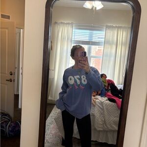 Comfort Colors Blue Graphic Sweatshirt
